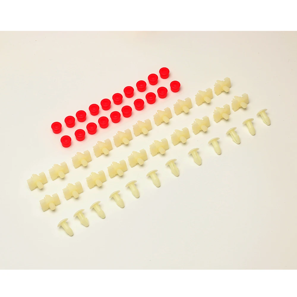 52x зажимы Вилки прокладки двери прокладная планка дроссельные набор для Mercedes