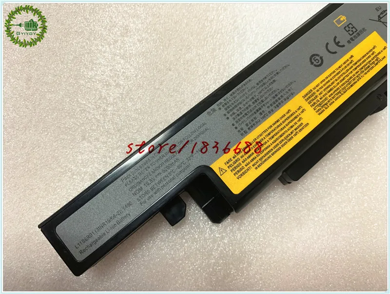 Аккумулятор GYIYGY для Lenovo Y490 Y490P Y400 Y410P Y400N Y500 Y500N Y510P L11L6R02 L11S6R01 L12L6E01 L12S6A01