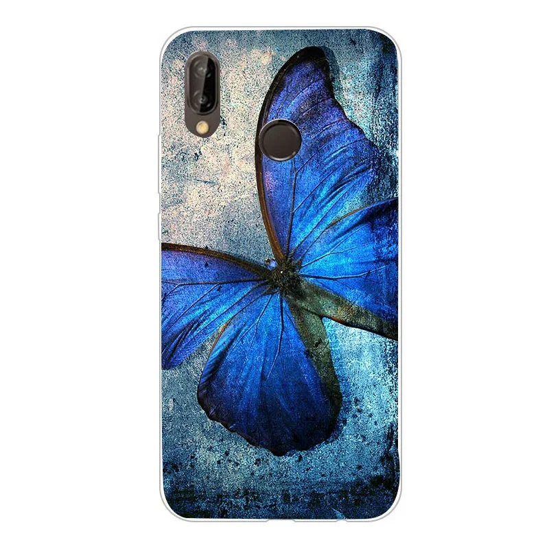 For Huawei Honor 9 P8 P9 P10 P20 Lite 2017 Cover Transparent Case Rose Flower Cases Coque Etui |