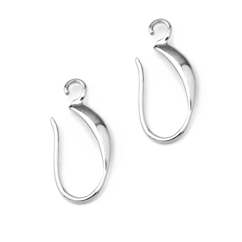 Серьги-Крючки с петлей ювелирные изделия из латуни разноцветным покрытием 15 мм 19