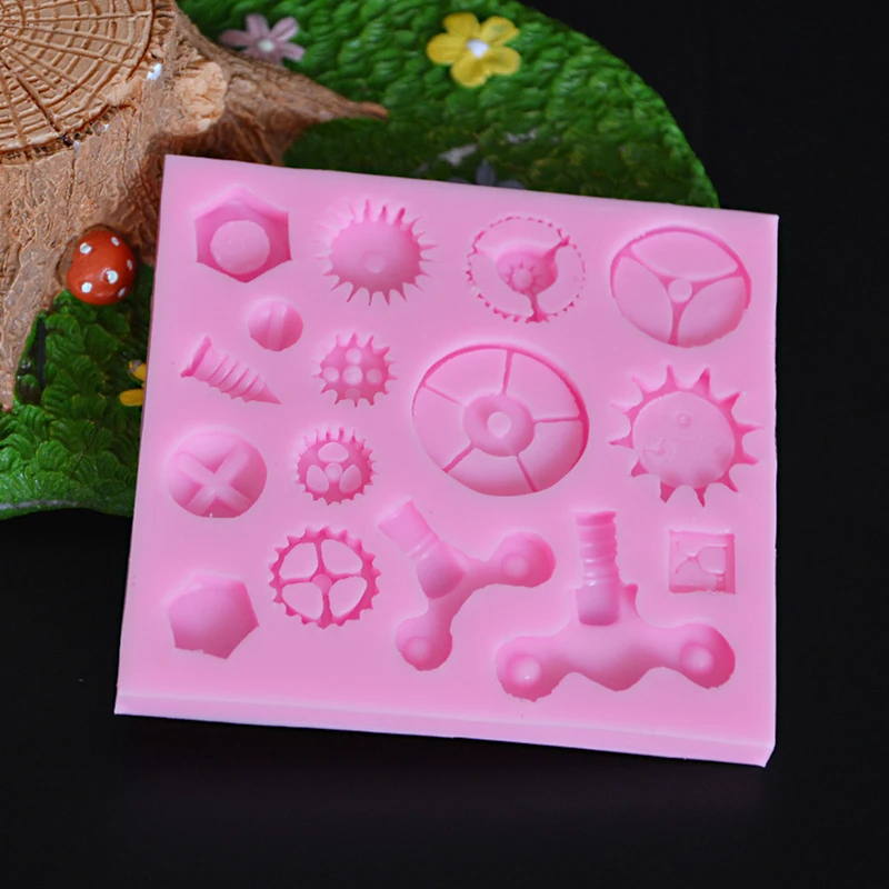 Filbake Одна деталь из механический винтовой серии торт кайма для мастики формы