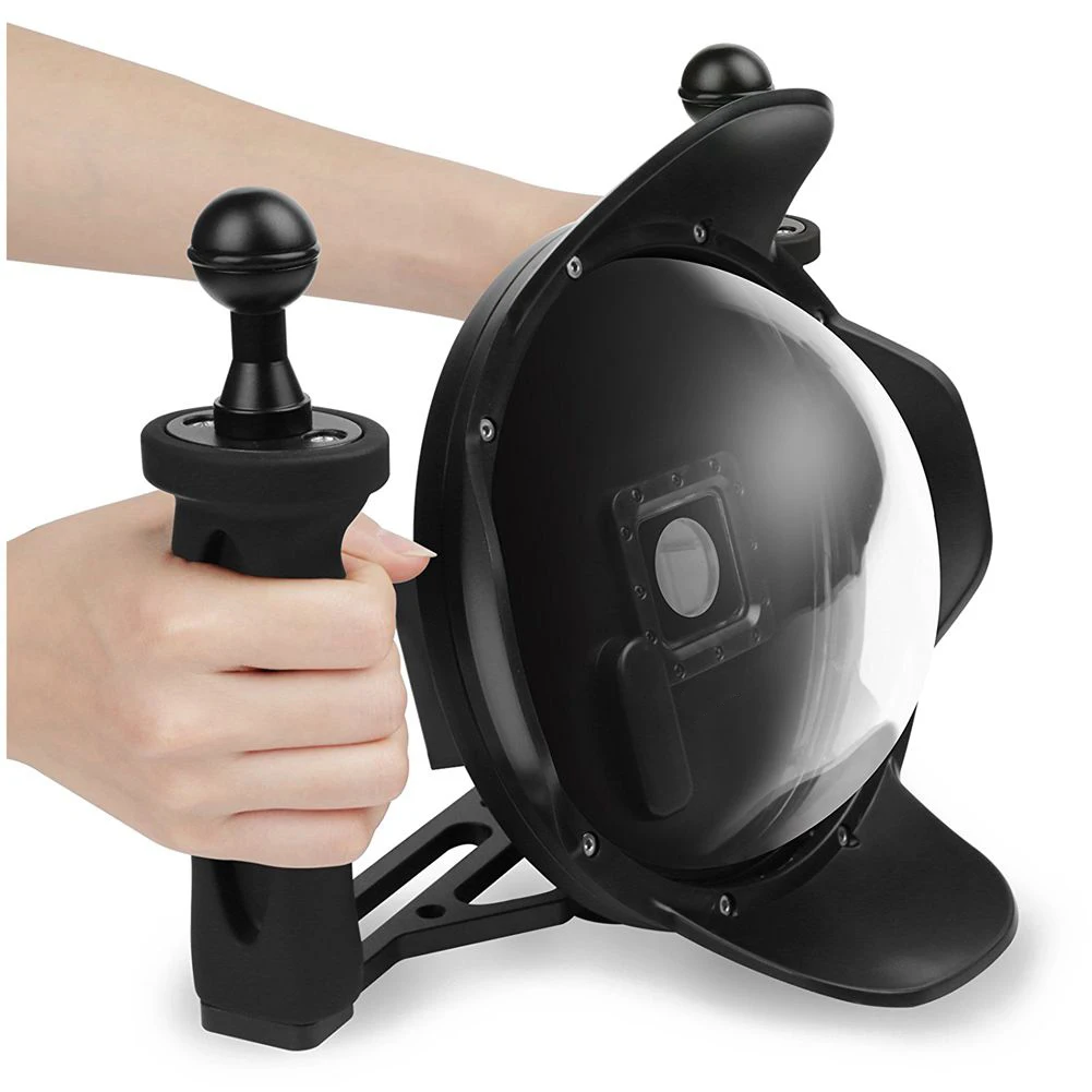 Top Deals Upgraded 3.0 Version 6 inch Diving Underwater Handheld Stabilizer Lens Hood Dome Port for Gopro Hero | Электроника