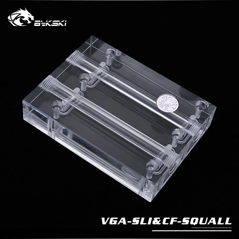 L8-2way Bykski VGA-SLI& CF-SQUALL, SLI/CF мосты водоблок, для видеокарты Cross Fire, L4-2way/L4-3way/L6-2way/L8-2way/L4-4way - Цвет лезвия: L8-2way