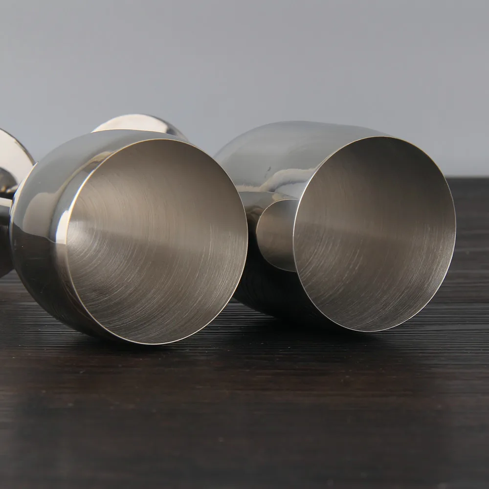 Бокал из нержавеющей стали 304 цвета красного вина бокал для сока шампанского