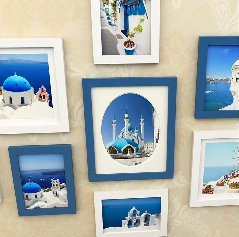 Классические деревянные рамки для фотографий 11 шт. детская фоторамка на стену