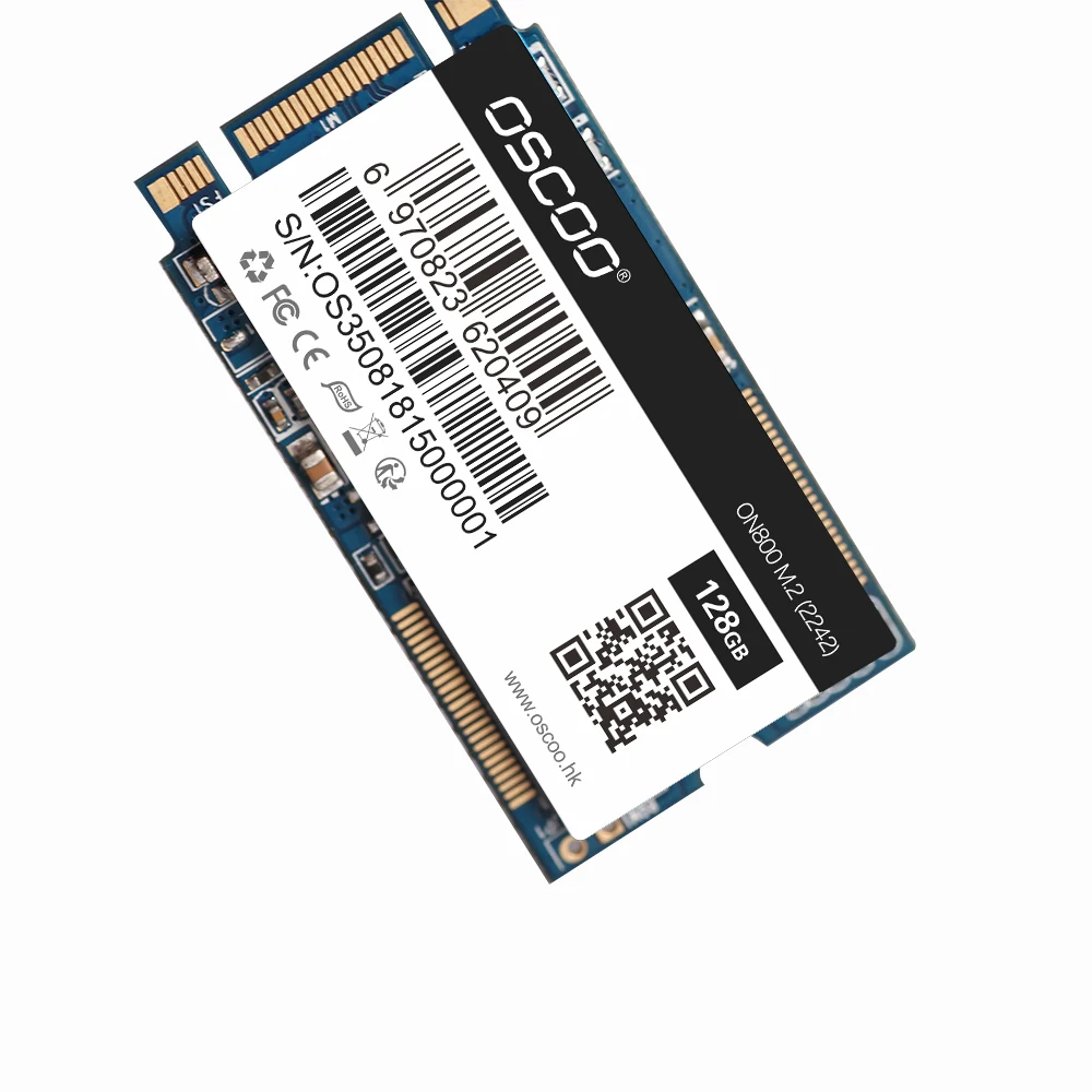 Оптовая продажа 10 шт./лот OSCOO MLC M.2 SSD M2 2242 NGFF 64 Гб 128 ГБ 256 Внутренний твердотельный