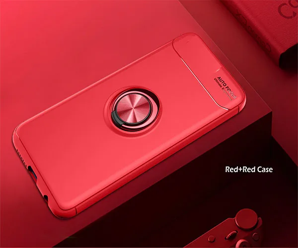 Чехол mi 4x для Xiao mi redmi 4X, чехол для Xiao mi 4X redmi X4 Red mi X4, чехол из ТПУ с адсорбционным кронштейном для мобильного телефона - Цвет: Красный