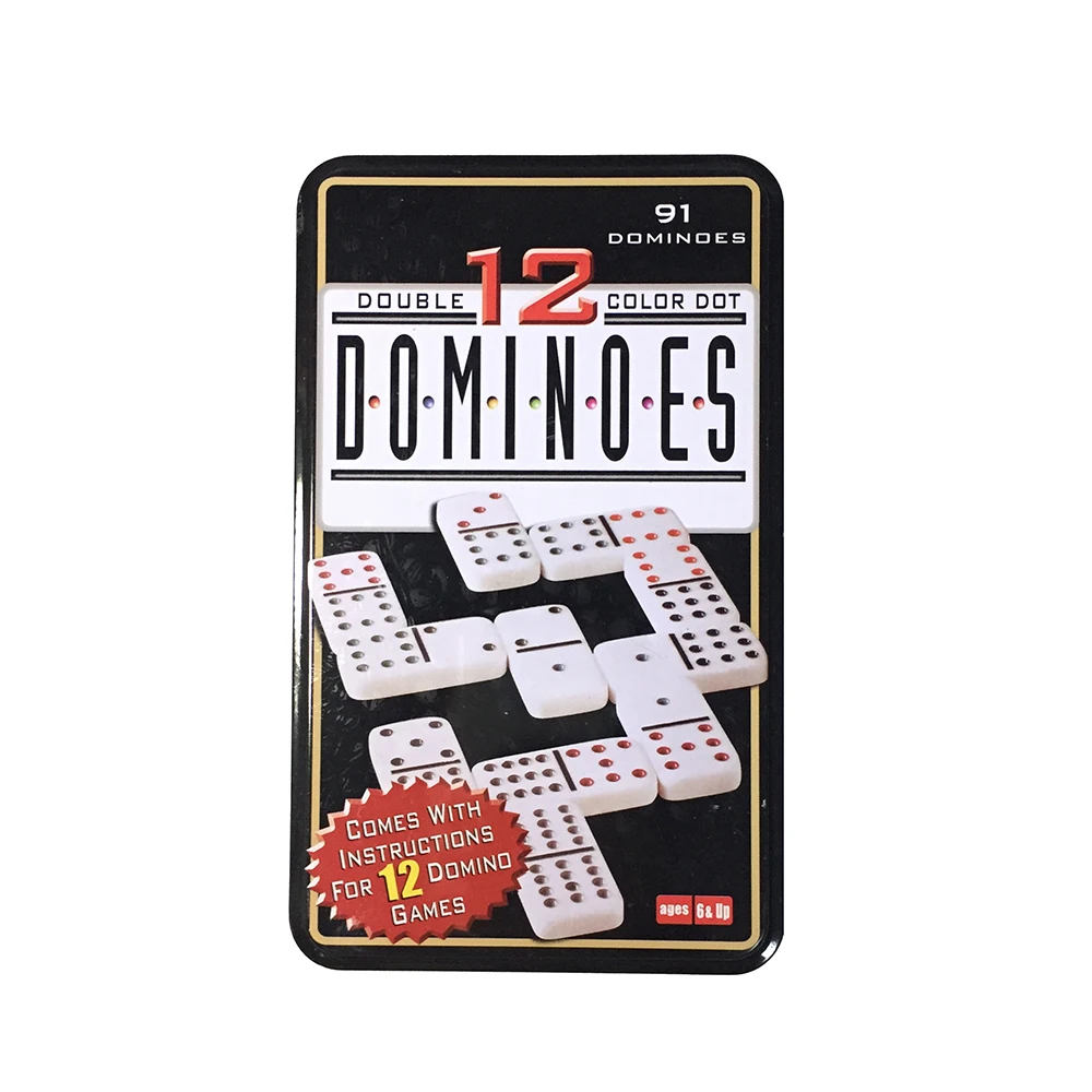 91шт Domino Game двойные 12 домино Пай Гоу Pai Gow настольные игры игрушечные для детей и