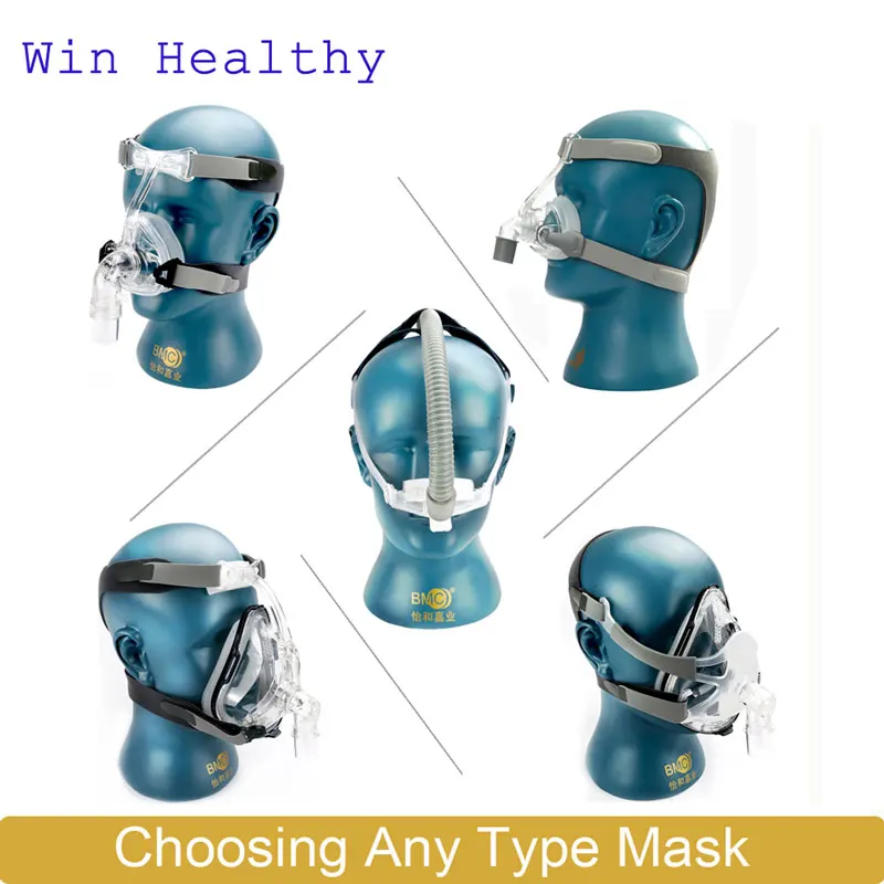 Win Healthy BMC CPAP/APAP/аппарат искусственного дыхания с полной лицевой маской или назальная маска для сна и храпа синдрома апноэ сна SAS