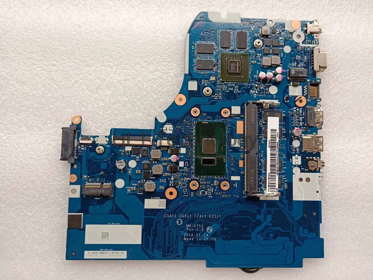 HOLYTIME материнская плата для ноутбука lenovo 310-15ISK 510-15ISK CG411 CG511 CZ411 CZ511 NM-A751 I3-6006U 4G Оперативная память