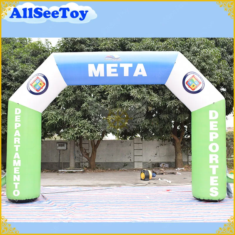 PVC 5 m Inflatable Arch Sports Archway Start Finish Line for Events Air Blower Included | Игрушки и хобби