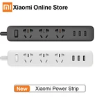 Портативная лента для быстрой зарядки Xiaomi с 3 интеллектуальными usb-разъемами и 3 стандартными разъемами с поддержкой 2А, штепсельная Вилка для быстрой зарядки