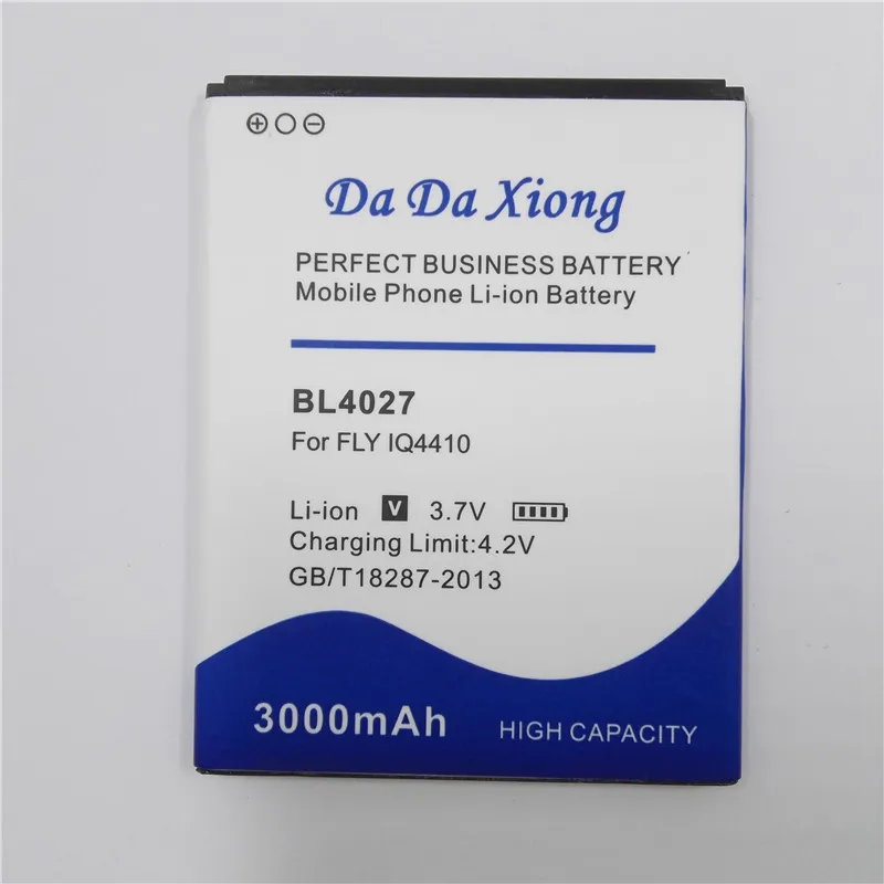 Литий ионный аккумулятор BL4027 bl4027 3000 мАч для телефона FLY IQ4410 сменные батареи|battery