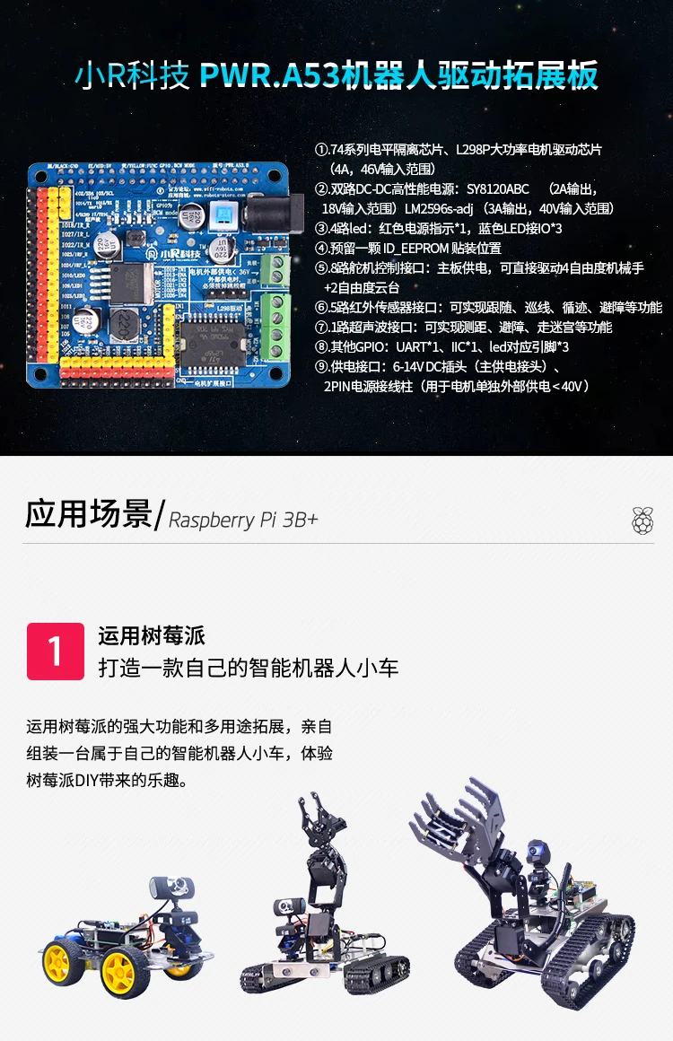 Подходит для машины raspberry pie donkey vision tracking AI intelligence самоходная тележка TensorFlow