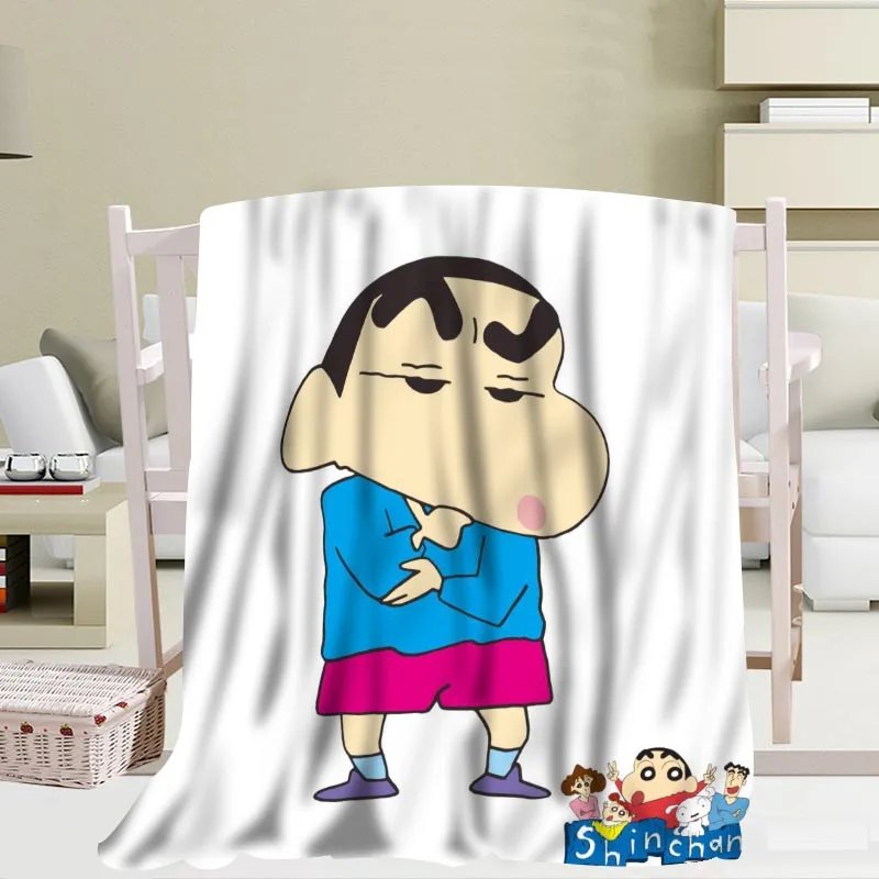 7 P+ Crayon Shin-Chan одеяло мягкое DIY одеяло для дивана, кровати для детей и взрослых теплое пользовательское одеяло размер 56x80Inch50X60Inch40X50Inch - Цвет: 7