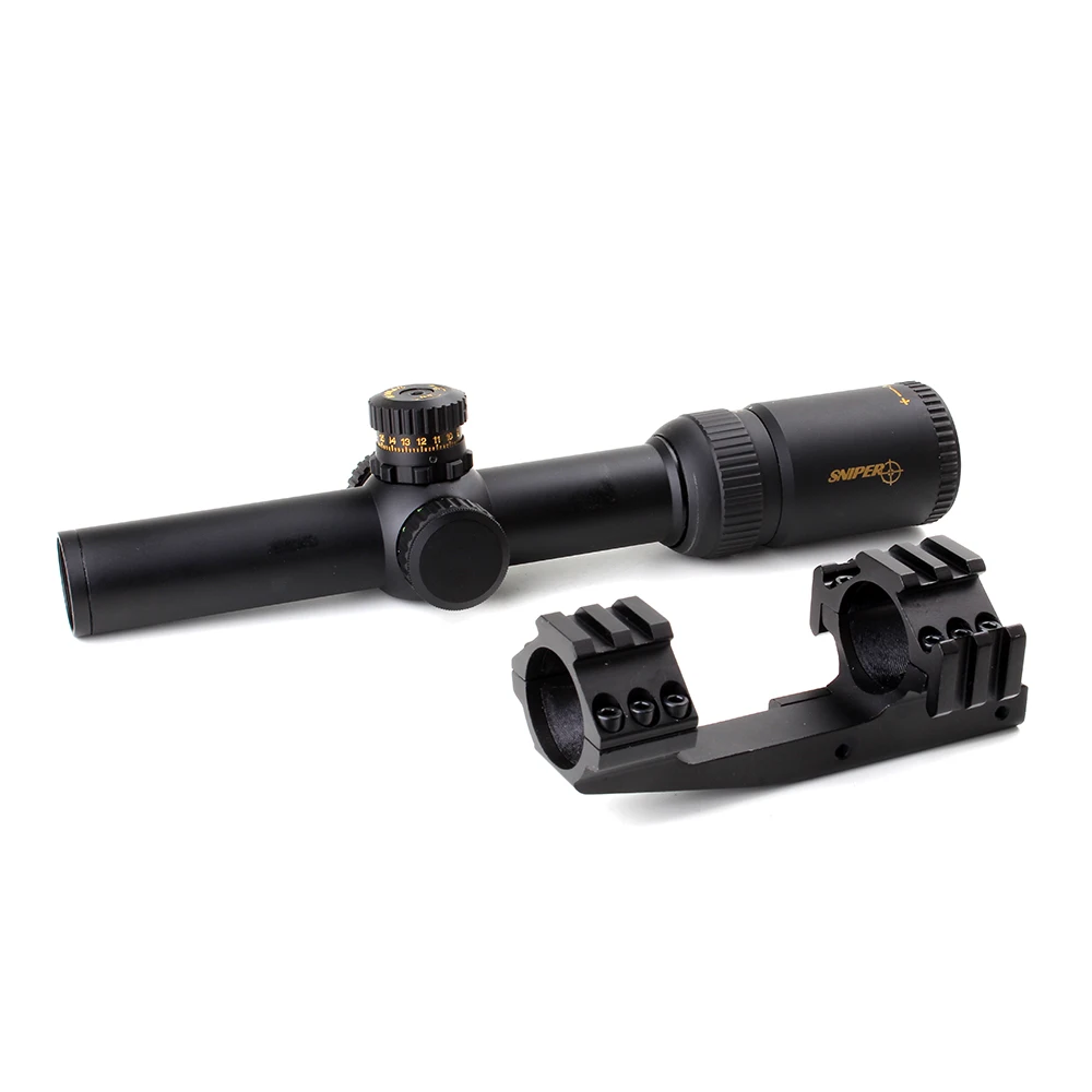 Снайпер NT 1 6X24 L Охота Riflescopes тактический оптический прицел компактный Mil dot стекло