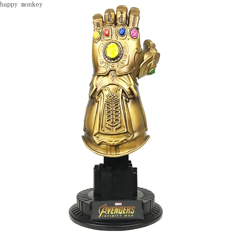 Танос Бесконечность Gauntlet в фильме Marvel Мстители война смола статуя фигурка модель