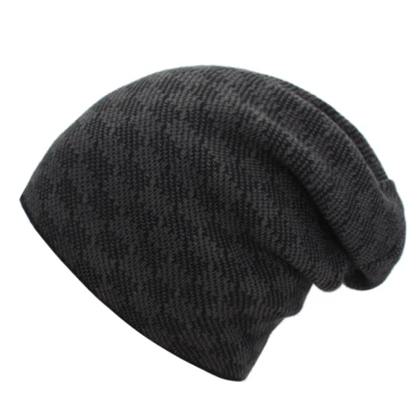 black YOUBOME, вязаная шапка, для женщин, Skullies Beanies, зимние шапки для мужчин, маска, шерсть, плед, Gorros Bonnet, теплая, мягкая, толстая, мужская шапка, шапка - Цвет: black