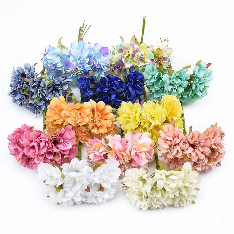 Искусственные цветы искусственные для скрапбукинга декоративные Венки сделай