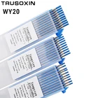 10 шт. голубой цвет код 1,62,02,43,03,24,0 мм * 150 Yttriated вольфрамовый электрод для аргонодуговой сварки головка с мультиигловой системойстержень для TIG сварочный аппарат