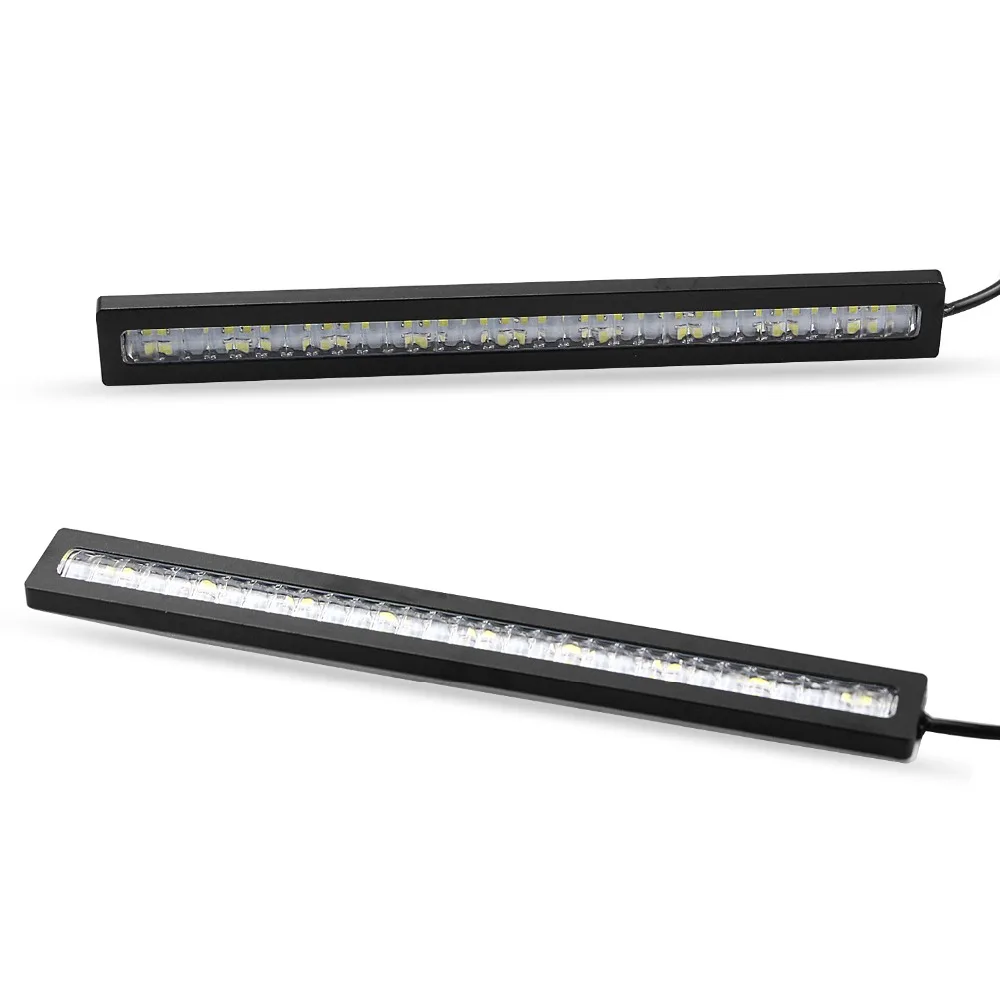 LEADTOPS 2 шт. Автомобильный светодиодный DRL супер яркий дневной ходовой светильник