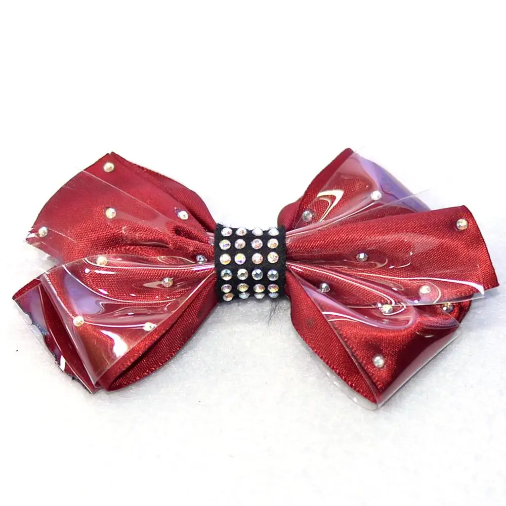 2PCS Bow Shoe Charms Shoes Decorations For Women High Heels Pumps Sandals Bowknot Crystal Accessoires Satin &amp TPU | Обувь