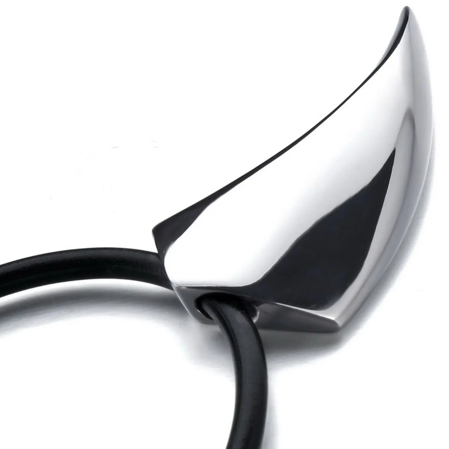 Мужская подвеска из нержавеющей стали ожерелье серебряного тона острый копье