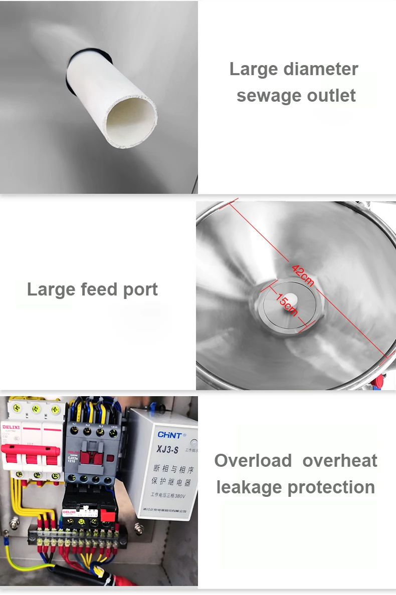 Коммерческий Еда Мусора Процессора удаление дробилка отходов из нержавеющей