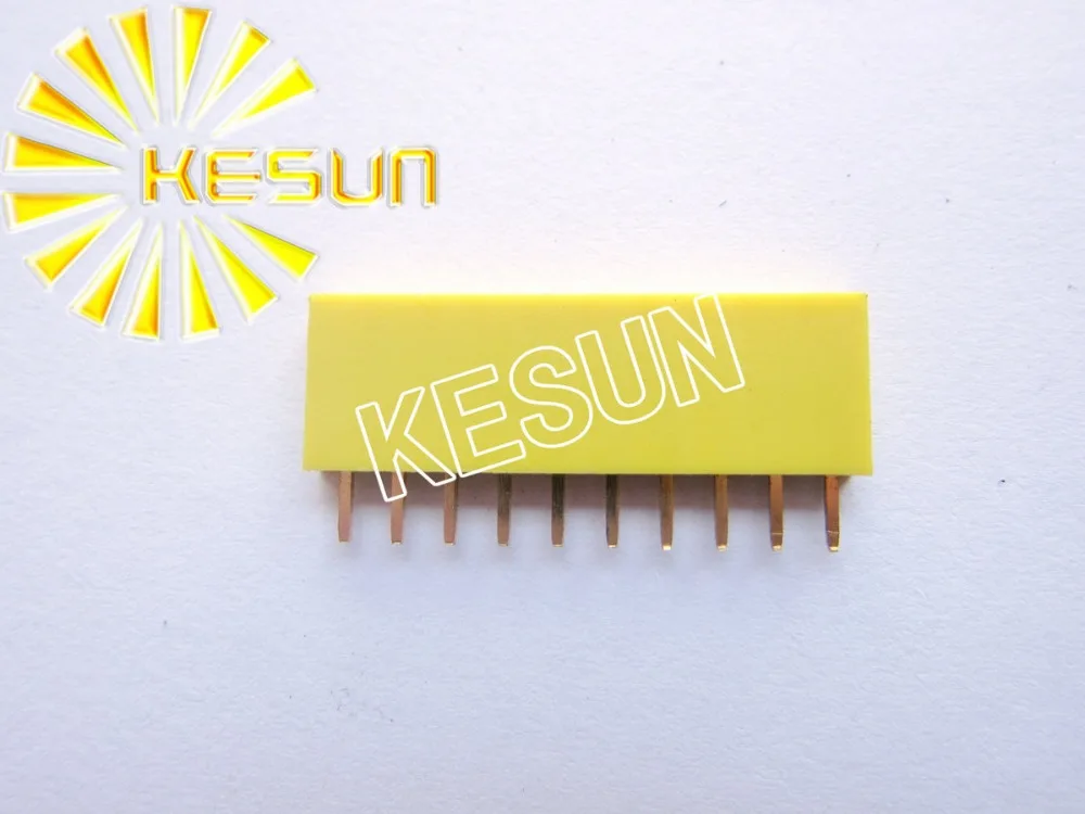 

2,54 мм 1X10 10Pin желтый женский штыревой разъем x 100 шт бесплатная доставка