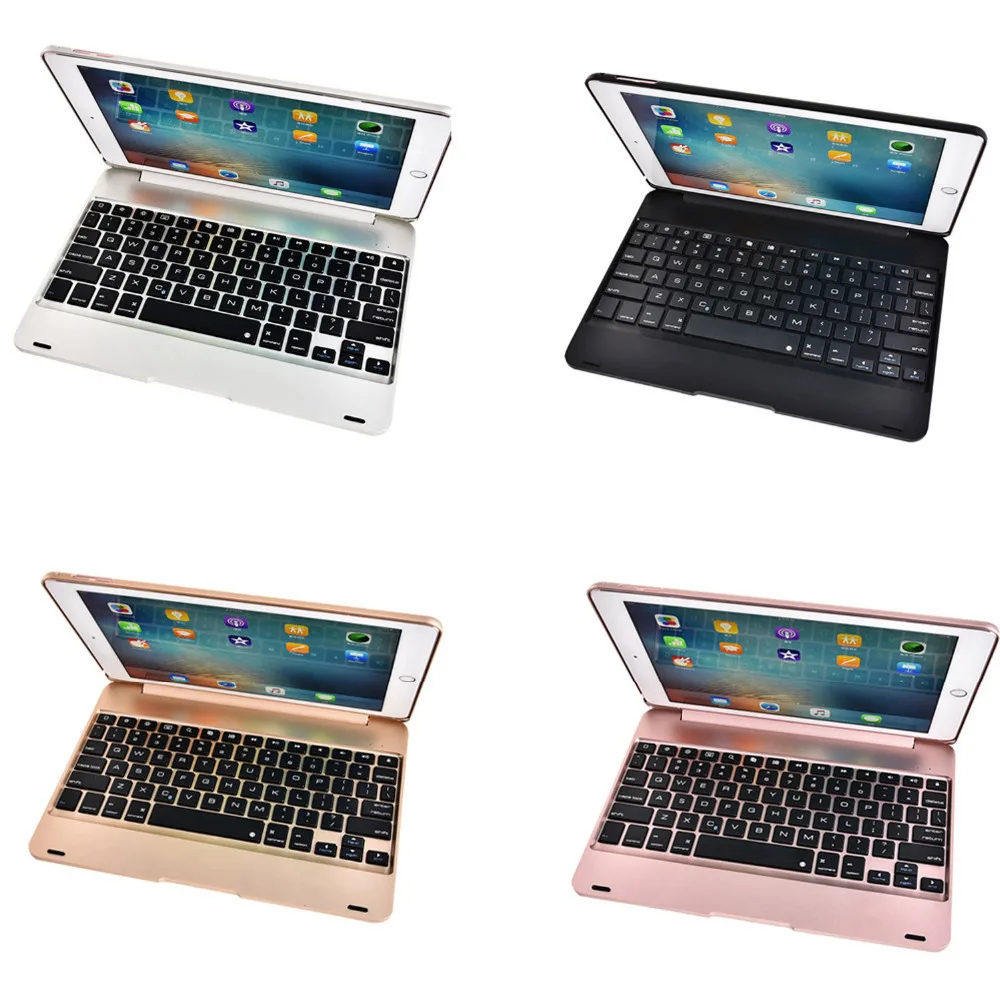Клавиатура Чехол для iPad 9,7 6th iPad 9,7 5th, смарт-Беспроводной клавиатура чехол для iPad Air 2, iPad Pro 9,7 дюйма Планшет