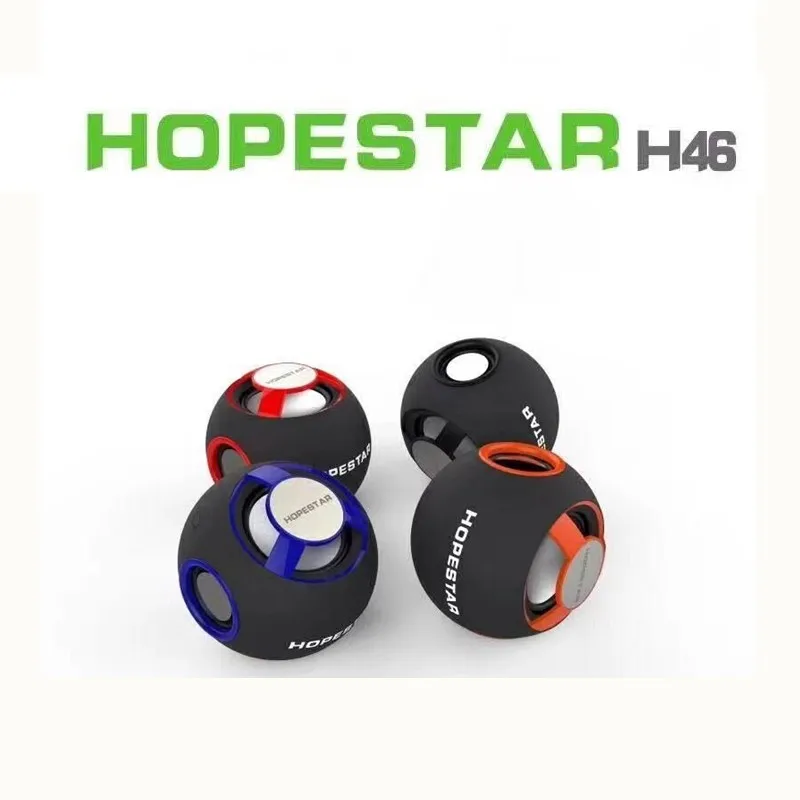 Hopestar H46 округлый дизайн Bluetooth динамик три ударная пленка беспроводной открытый