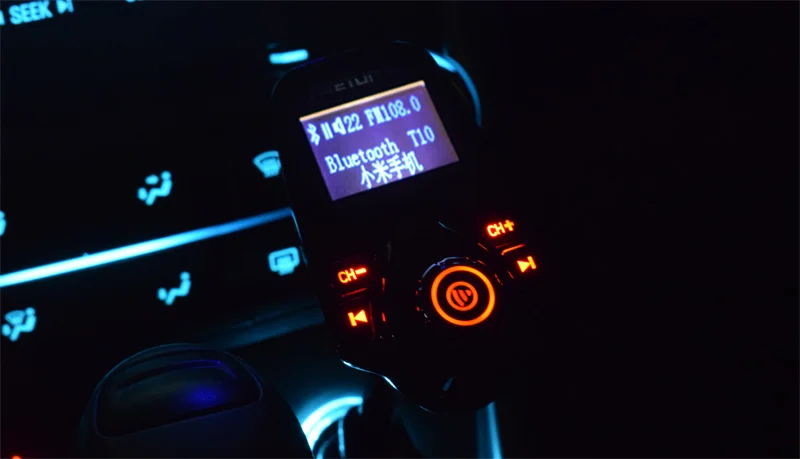AGETUNR T10 1,4" Bluetooth автомобильный комплект громкой связи FM передатчик MP3 музыкальный плеер 5V 2.1A зарядных порта USB для автомобиля Зарядное устройство Поддержка AUX вход и выход