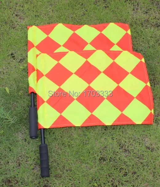 30 пар судейский флажок для футбола футбольный рефери linesman флаг оборудование в