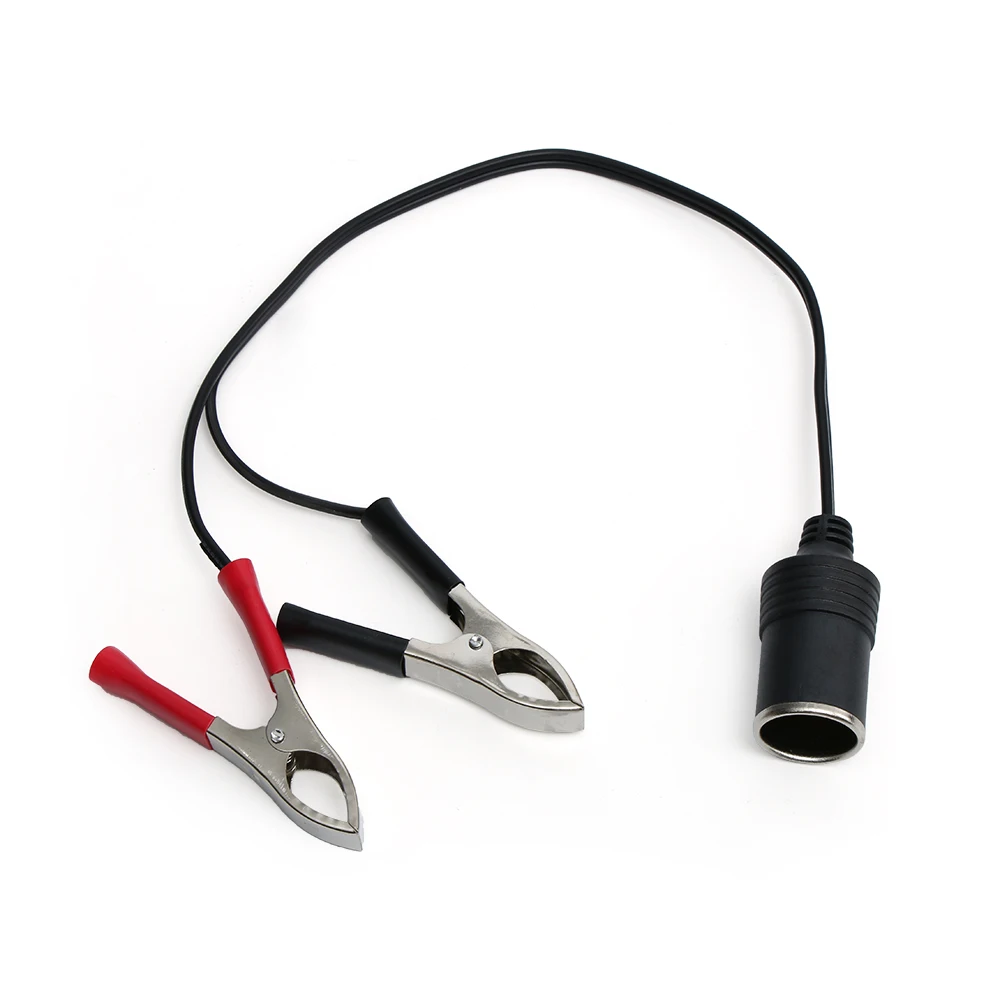 1 Pcs 12V Cigarette Lighter Socket Car Battery Terminal Clip-on Power Adapter Accessories | Автомобили и мотоциклы