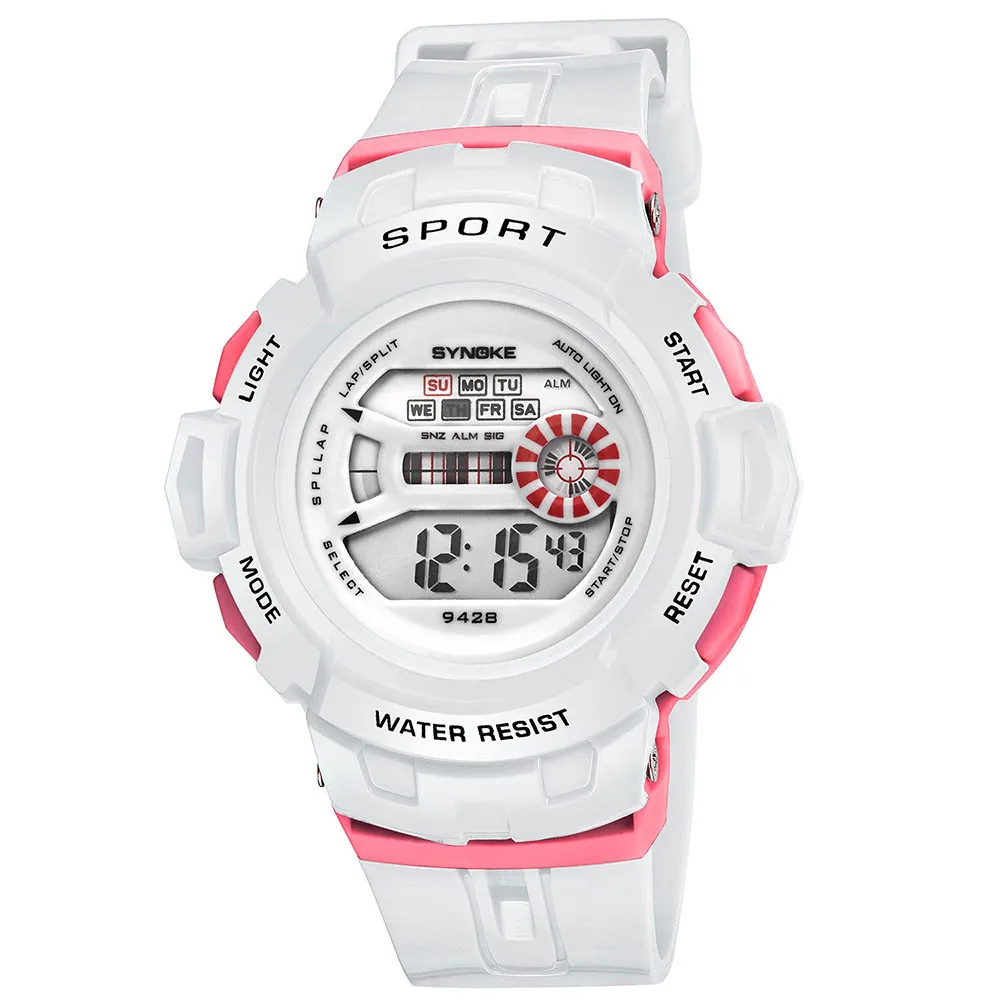 

#5002SYNOKE Multi-Function 30M Waterproof Watch LED Digital Double Action Watch reloj kids New Arrival Freeshipping Hot Sales