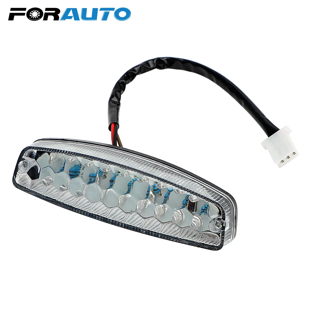 Задний стоп сигнал FORAUTO для мотоцикла светодиодный задний фонарь квадроциклов