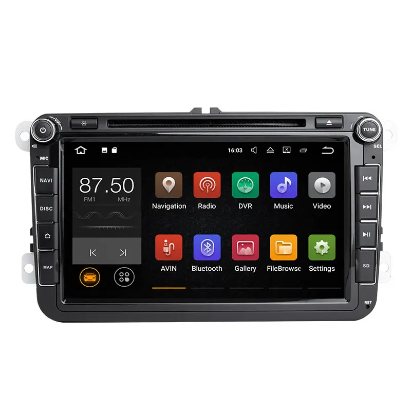 Авторадио 2Din Android 8 1 автомобильный мультимедиа для VW Passat b6 T5 Amarok volkswagen golf 56 Skoda Octavia