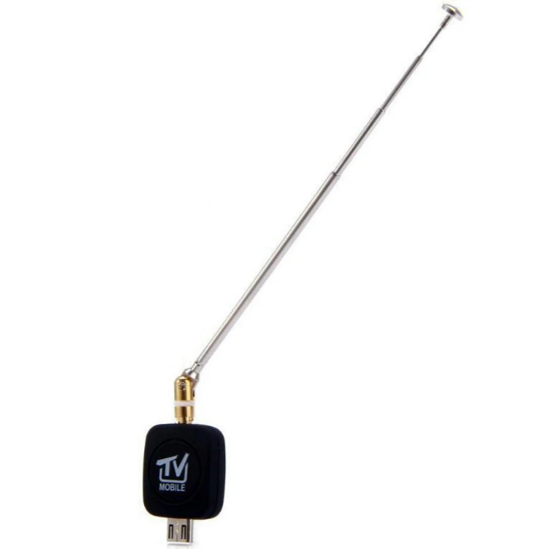 Мини DVB-T HD ТВ тюнер Micro USB цифровой спутниковый ключ приемник с антенной для Android