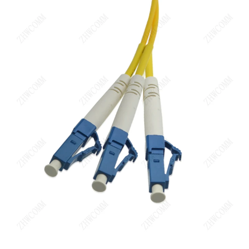 ZHWCOMM 10 шт. LC UPC 1X2 оптоволоконная лампа одномодовый Одномодовый Оптический