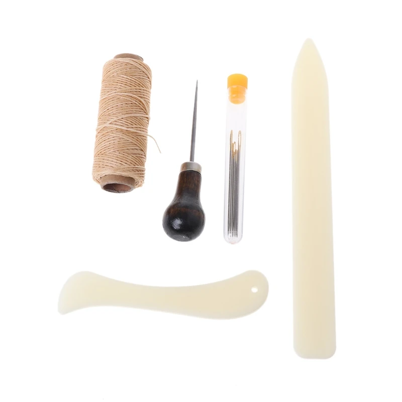

New 11 Pieces Bookbinding Kit Starter Tools Set Bone Folder Paper Crafts Sewing
