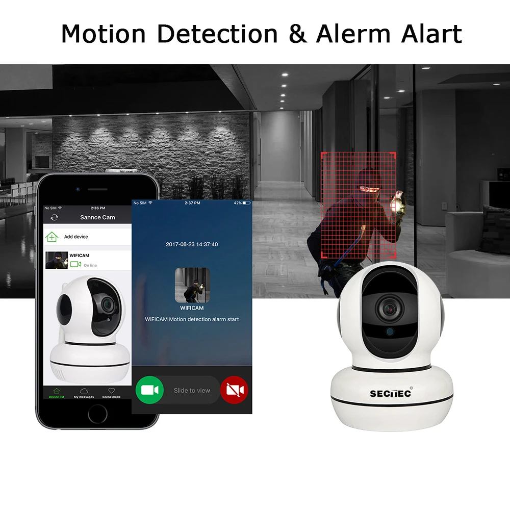 SECTEC INQMEGA облако 1080 P IP камера Intelligent Auto Tracking умный дом безопасности камеры скрытого