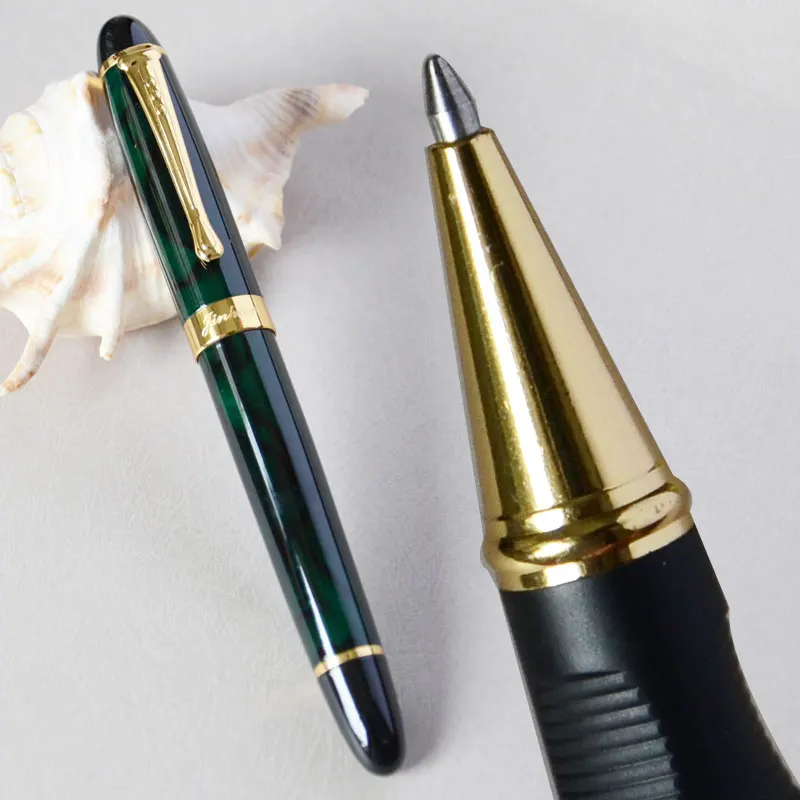 pen as this picture Шариковая ручка JINHAO X450 Королевский синий мрамор JINHAO 450 роскошный бизнес офис черный зеленый розовый винный 21 цвет на выбор - Цвет: pen as this picture