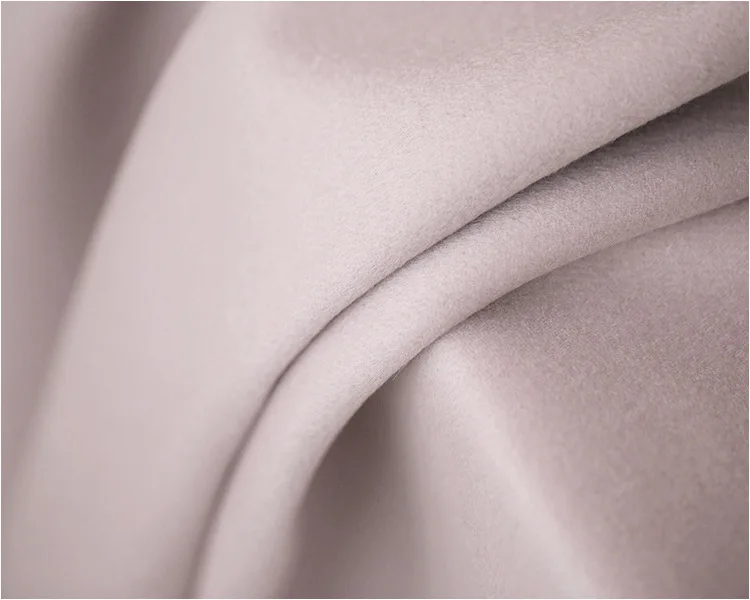 Роскошная текстура кашемировая ткань двусторонняя светильник порошок шерстяные