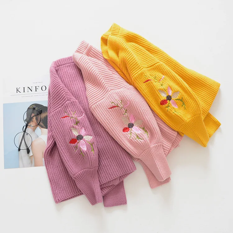 

Winter Thick Sweater Coat Cartoon Baby Kids Sweaters Soft Warm Sueter Infantil Children's Clothes Long Sleeve Autumn