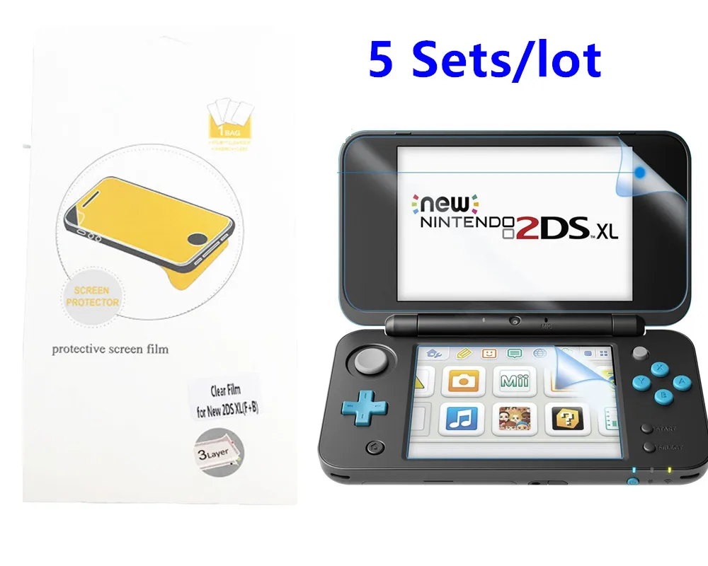 5 комплектов прозрачная защитная пленка для экрана с защитой от царапин + нижняя