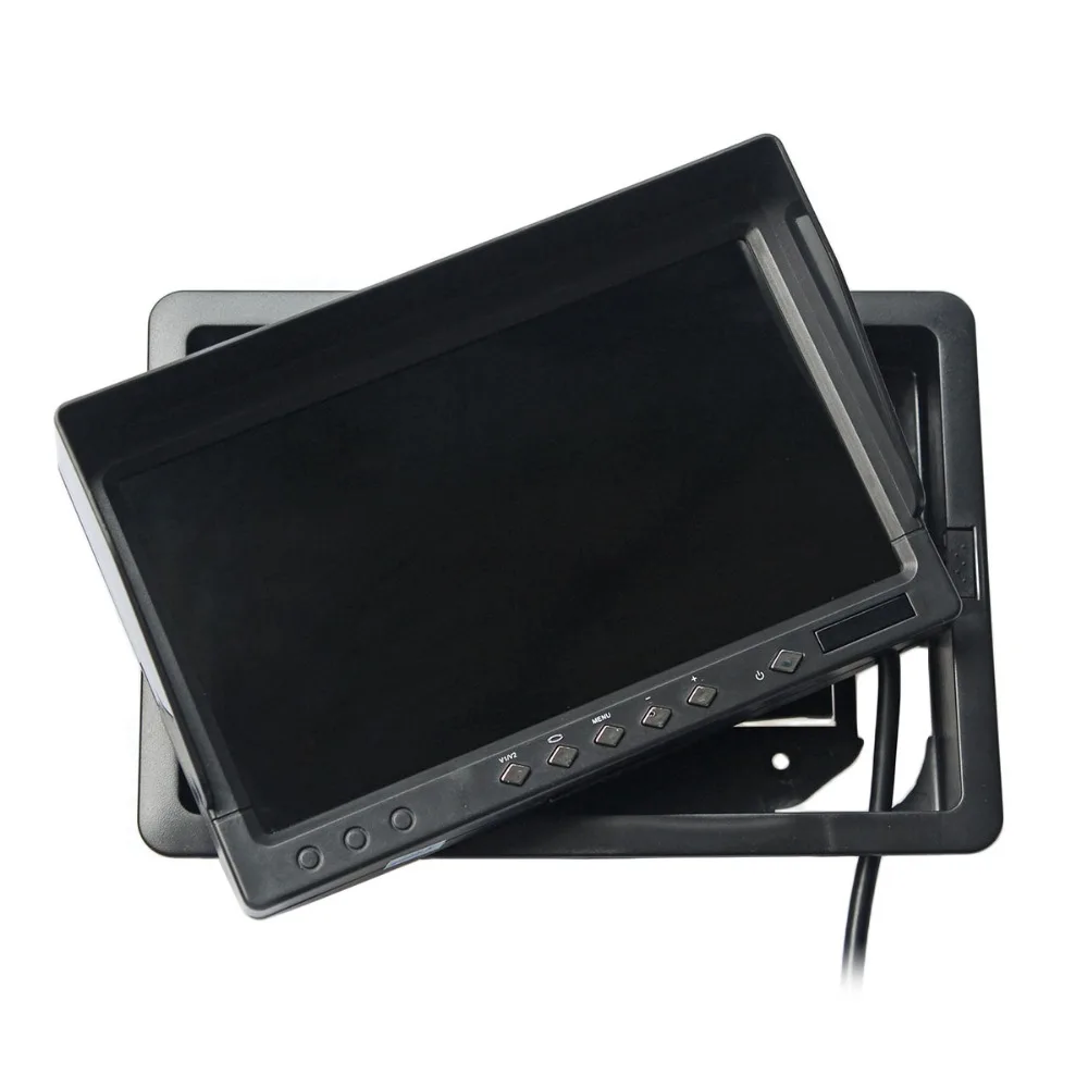 SMALUCK AHD 800x480 7 дюймов TFT LCD монитор автомобиля заднего вида Поддержка 1080P камера с