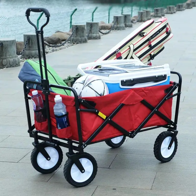 Складной утилита Wagon пляжные корзина для покупок 600D ткань Оксфорд Портативная
