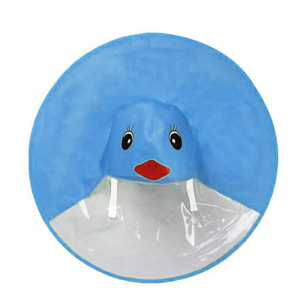 Милый дождевик НЛО детский зонт шляпа волшебный плащ свободные руки новинка хит