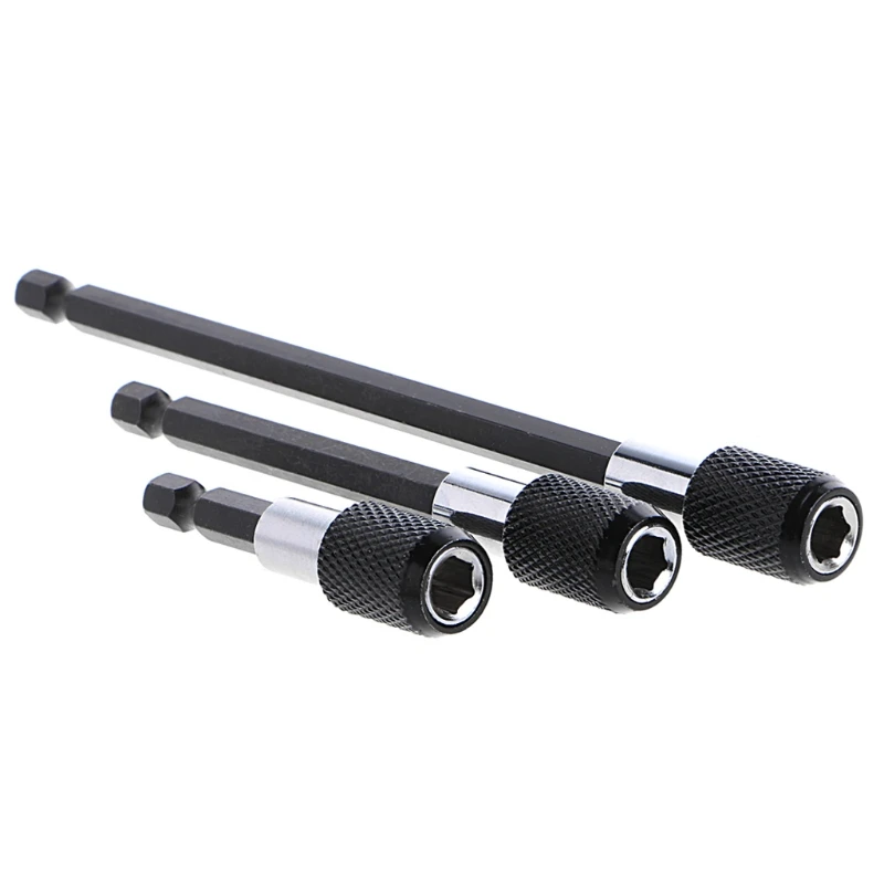 3 шт. 1/4 ''углеродистый Сталь с шестигранной головкой Quick Release отвертка бит