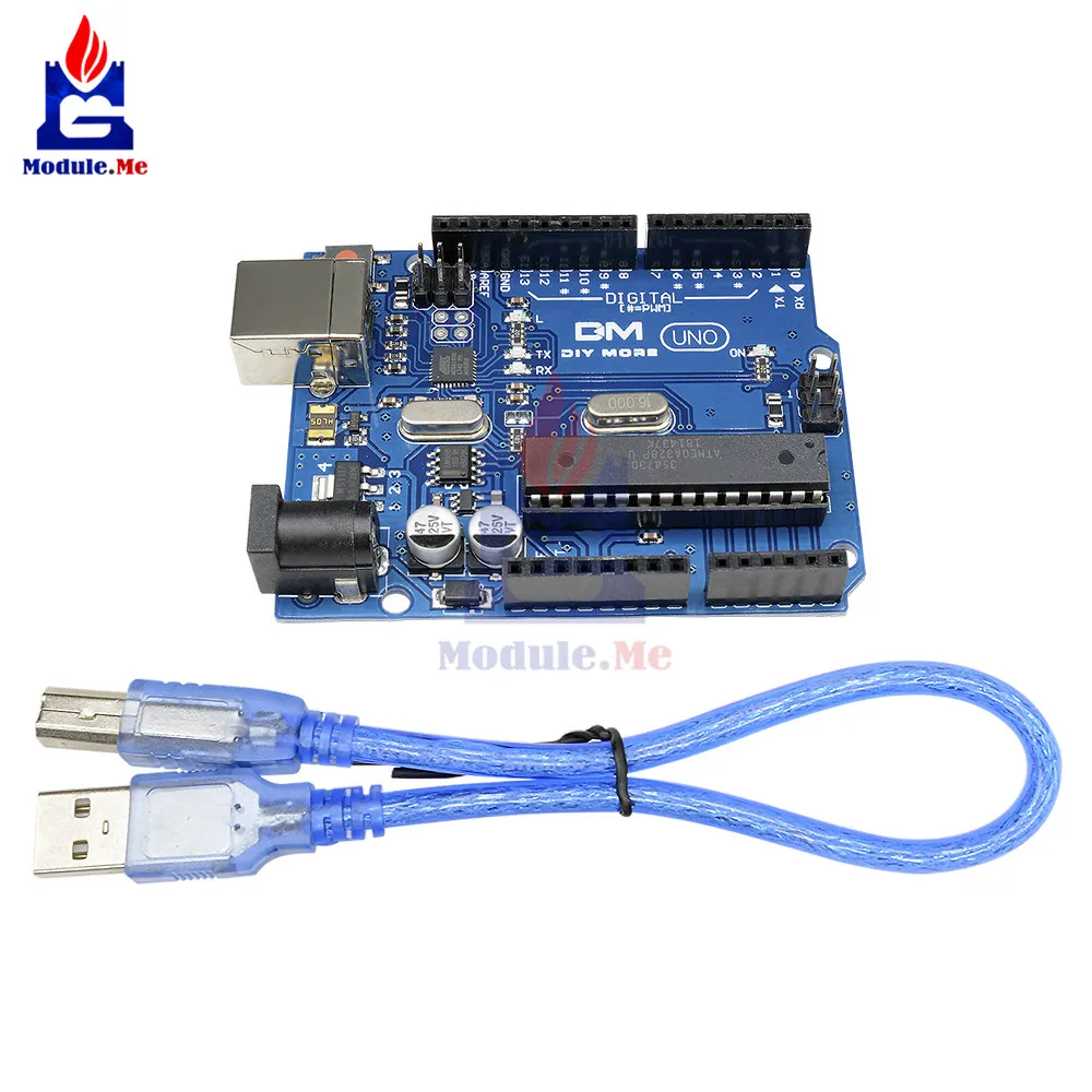 UNO R3 I/O ISP 3,3 V 5V ATMEGA328P макетная плата ATMEGA16U2 с usb-кабелем для модуля расширения Arduino
